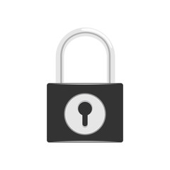 Lock Icon. Vector illustration, EPS10