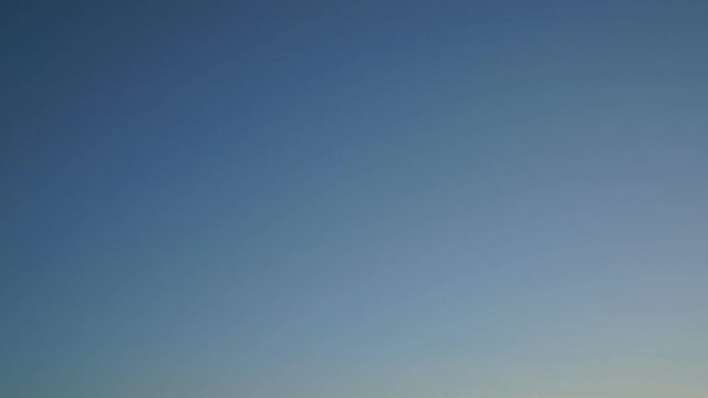Tokyo,Japan-August 17, 2018: (time lapse)Moon, Venus and Jupiter at dusk
