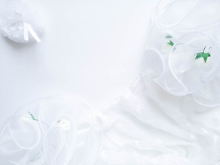 white silk wedding background for design