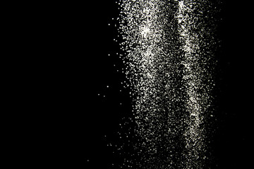 Salt background / Salt, table salt or common salt is a mineral composed primarily of sodium chloride (NaCl), a chemical compound belonging to the larger class of salts