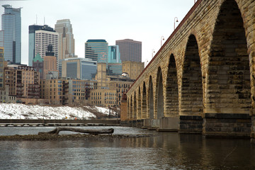 Arch bridge in Minneapolis