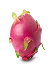 Dragon fruit isolated on white background. with clipping path