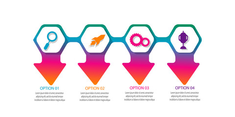 creative timeline infographic template element for diagram,workflow,process,presentation, data chart with modern concept design
