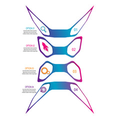 creative timeline infographic template element for diagram,workflow,process,presentation, data chart with modern concept design