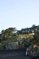 Pyoam is a cultural asset of the Silla Dynasty in Gyeongju, Korea.