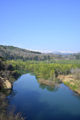 白川ダムから見た飯豊連峰