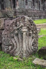 Vat Phou is a ruined Khmer Hindu temple complex in southern Laos. Champasak/Laos PDR.