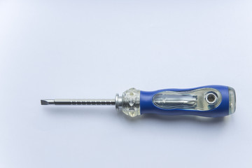 screwdriver on white background