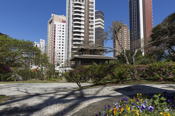 Japanese Square in Curitiba Parana Brazil.