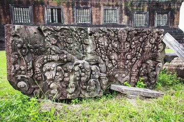 Vat Phou is a ruined Khmer Hindu temple complex in southern Laos. Champasak/Laos PDR.