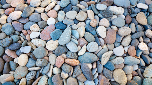 abstract background with round peeble stones