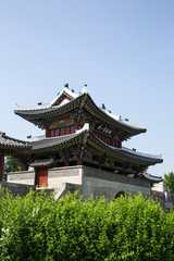 Obraz na płótnie Canvas Pungnam-mun is an old gate in Jeonju, Korea.