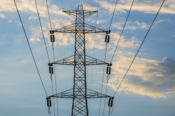 High voltage tower, High voltage pole
