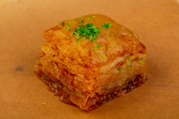 Turkish Baklawa dessert