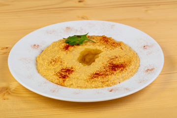 Gurmet humus with paprica