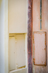 On the streets of a medieval village .Roquebrune-Cap-Martin. French Riviera. Cote d'Azur.