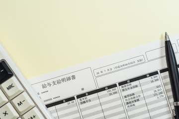 給与支給明細書