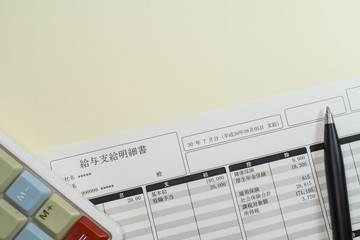 給与支給明細書