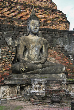 budha in Sukhothai Historical Park, Sukhothai, Thailand