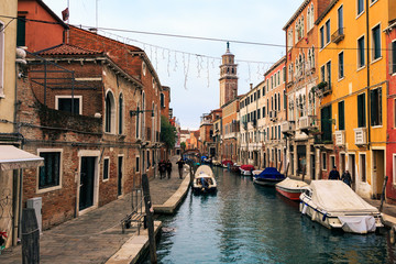 Venice Italy canal cityscape