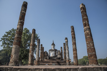 Sukhothai Historical Park, UNESCO World Heritage, Sukhothai province, Thailand.