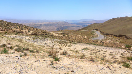 A Large Area of Grassland under the Blue Sky in China