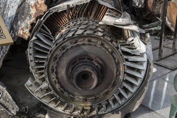 old plane turbine