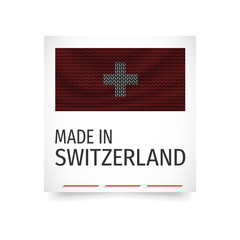 Made in Switzerland.