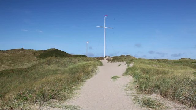 On the beach in Thy National Park, Agger, Denmark