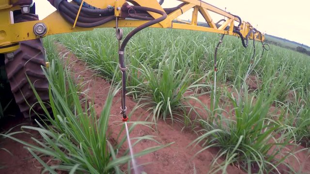 Sugar Cane Fertilizing Tractor