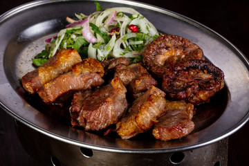 Grilled meat bbq