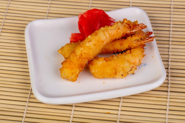 Deep fried Ebi Tempura