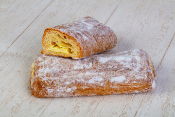 Delicious puff pastry