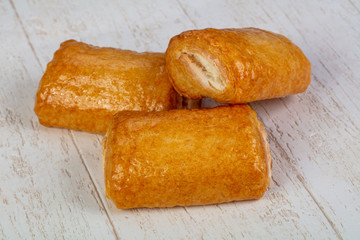 Delicious puff pastry