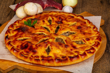 Homemade Ossetian pie