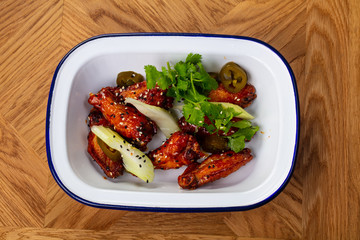 Bbq chicken wings