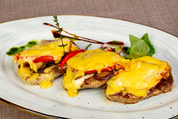 Chicken with cheese