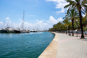 Maritime promenade, Paseo maritimo - Palma de Mallorca, Balearic Islands, Spain © UlyssePixel