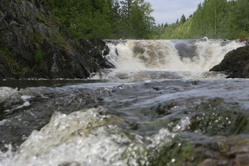 Petrozavodsk waterfall Kivach