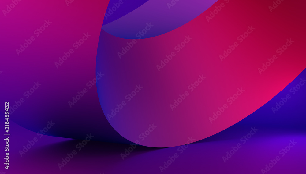 Sticker abstract 3d rendering of a modern geometric background. minimalistic design for poster, cover, brand