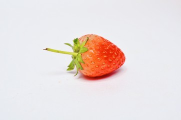 strawberry on white background