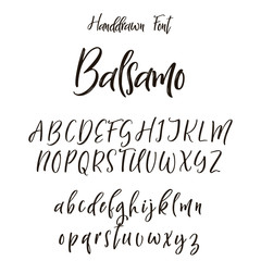 Hand drawn letters. Lettering and custom typography for your designs.Vector type