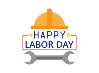 Happy Labor Day holiday banner template background