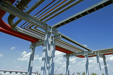 Pipeline of oil fields