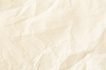 Crumpled brown background paper texture