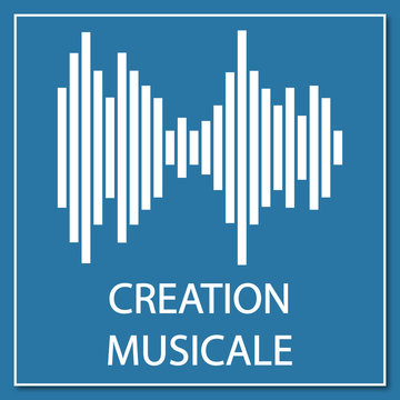 Logo création musicale.
