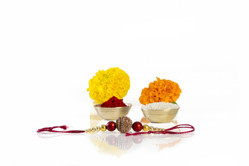 RaRakshabandhan Rakhi with flowers
