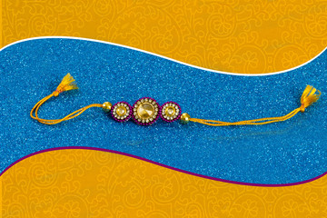 Raksha bandhan Close up of rakhi with kumkum