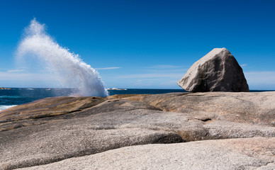 Bicheno Blowhole, Bay of fires, Tasmania