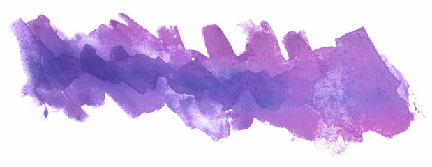 watercolor stain abstract design element light purple blue